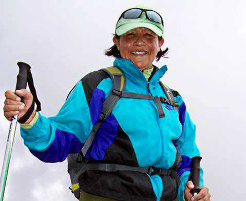 María del Carmen Peña Monroy Alpinistas Mexicanas en alcanzar la cumbre del Everest