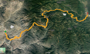 Ruta GPS Travesía 100Km Senderismo Sierra Gorda Queretaro Pinal de Amoles