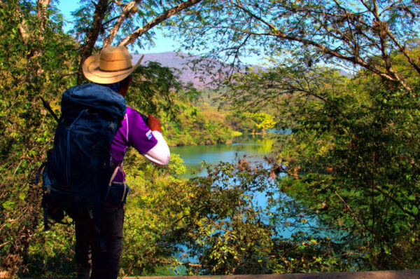 Senderismo Queretaro Biosfera de la Sierra Gorda Hiking Pinal de Amoles Cerro Media Luna Paraiso Puente de Dios
