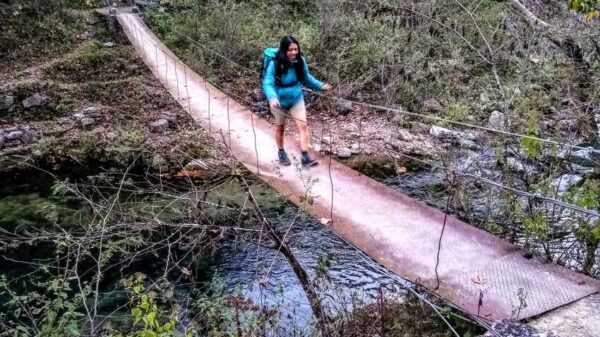 Senderismo Queretaro Biosfera de la Sierra Gorda Hiking Pinal de Amoles Cerro Media Luna Paraiso Puente de Dios