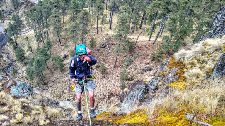 Senderismo Cascada Congelada, Laguna de Nahualac, Rapel en Cascada, Nahualac, Iztaccihuatl, Camping, Mexico, Hiking, Guías de Montaña, Rutas de Montaña, Trekking, Aventura, Montañismo