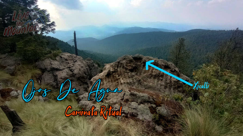 Xicalli, caminata ritual, ofrenda a las montañas, montañismo ancestral, senderismo mexico