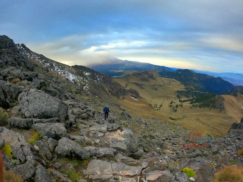 cumbre iztaccihuatl, guias de montaña, cdmx, senderismo, mexico, rutas de montaña, wikiloc, gps, ayoloco, portillos, como subir a la iztaccihuatl, grupos de montaña, entrenamiento, cursos de montañismo