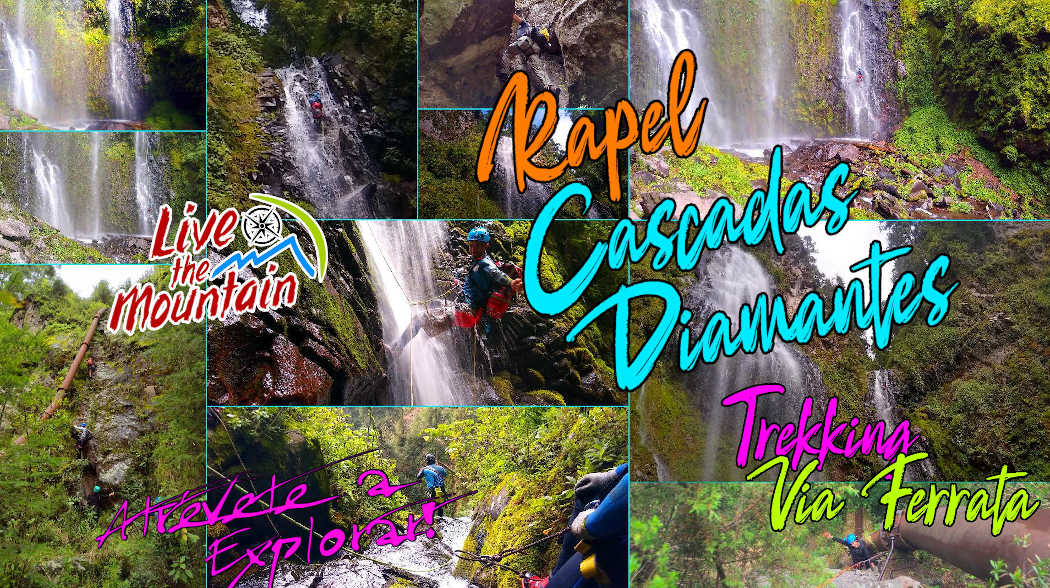 Rapel Cascada Diamantes & Trekking Vía Ferrata  | Aventura Vertical | Nivel Medio
