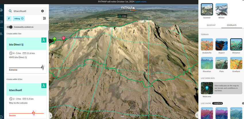 fatmap, software, app, satelites, maps, rutas, wikiloc, strava